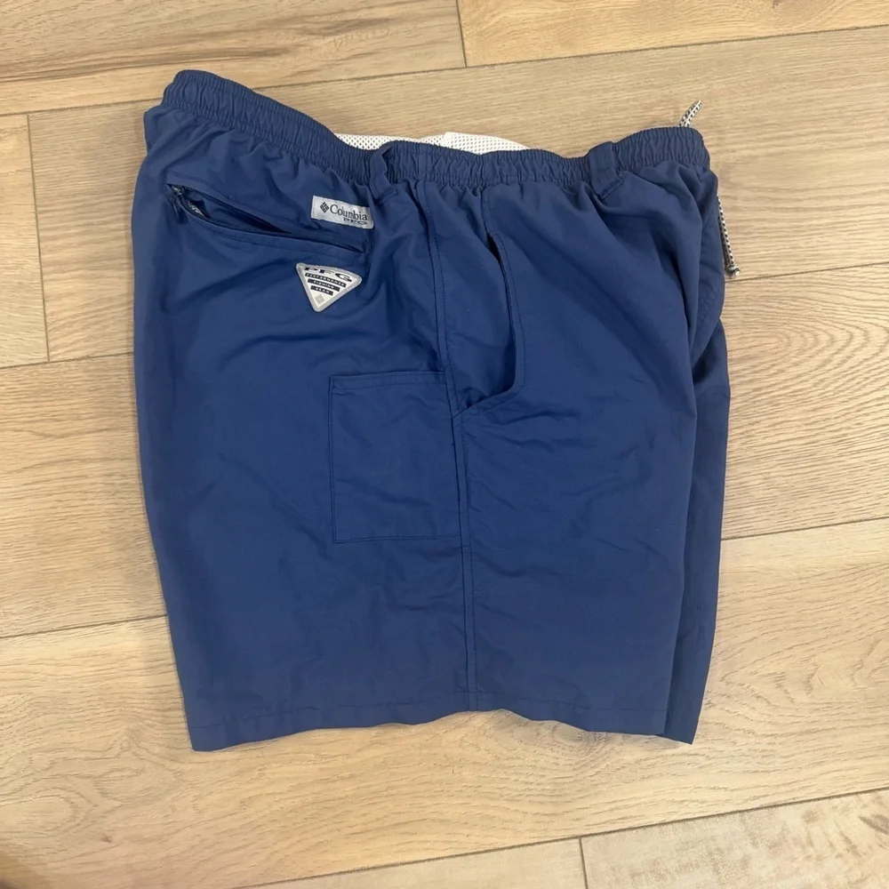 Columbia PFG Men’s Backcast Water Swim Shorts Blue